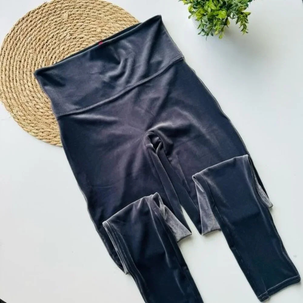 SPANX Velvet Leggins/ Soft Tights/ Contour Waistband/ Size‎ L